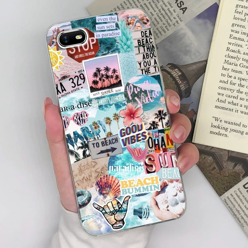Cute Sweet Girl Transparent Soft Silicone Phone Case – 6.1 inches