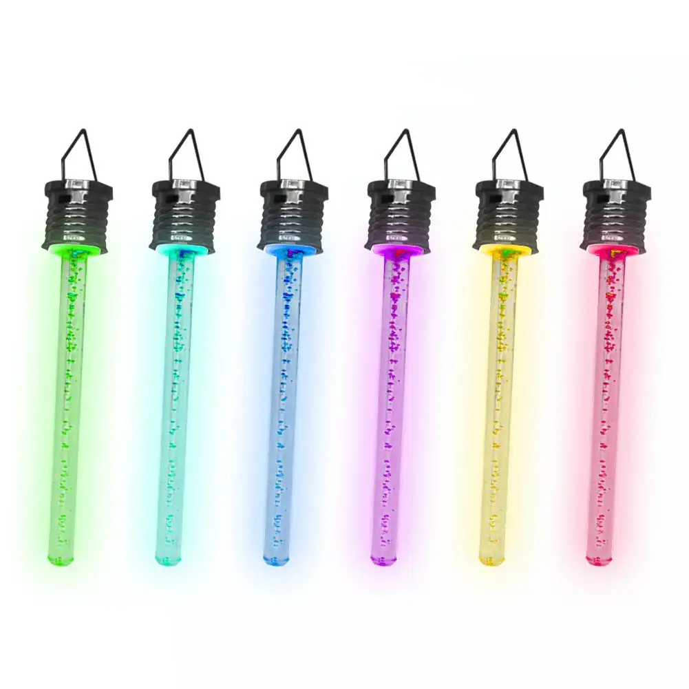 

4pcs LED Solar Stick Bubble Lamp Hanging Light Pendant Outdoor Landscape Lamp For Paths Gardens Porches Christmas Decoration