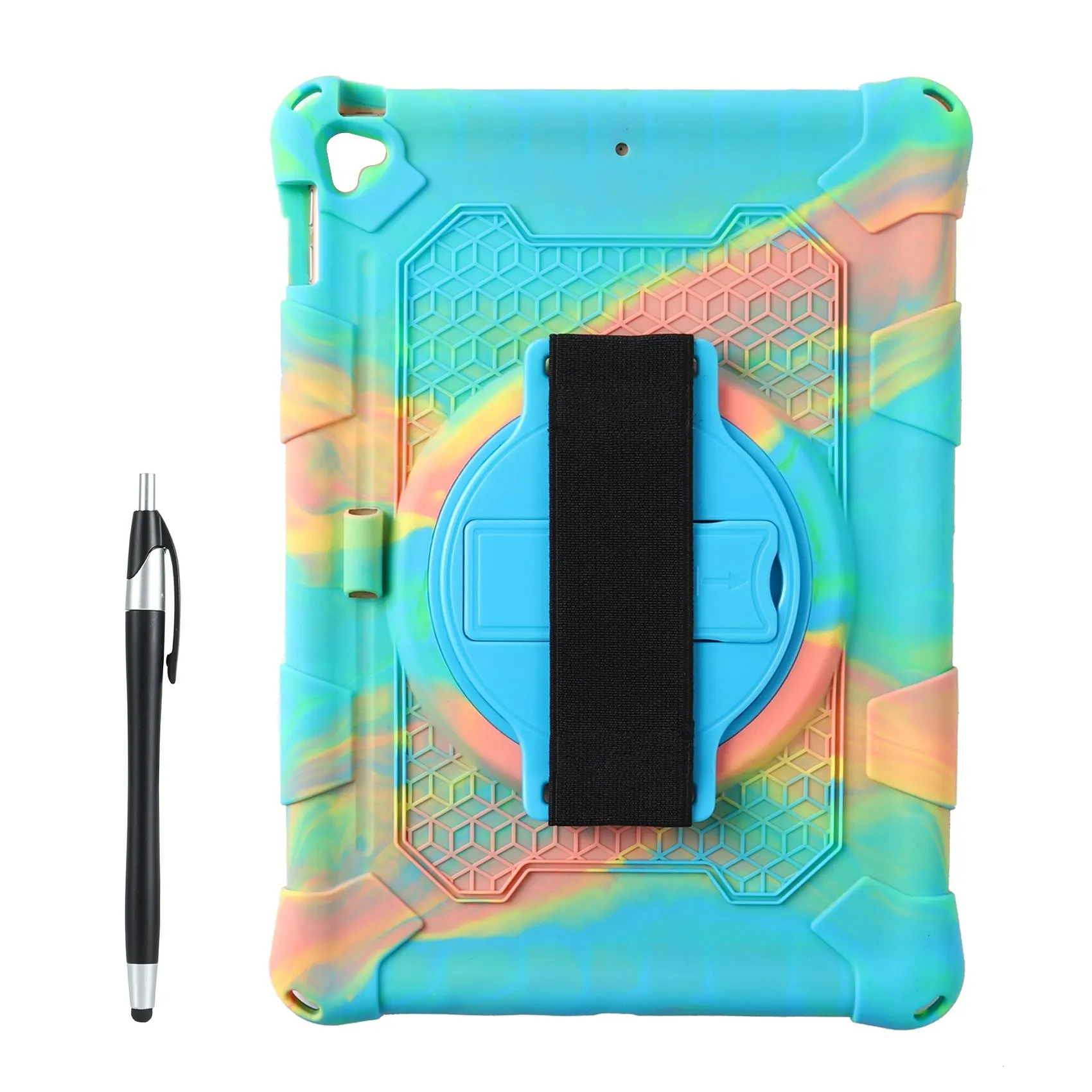 Custodia Per Tablet Per Ipad 10.2 2020 2019 Ipad Air 10.5 2019 Ipad Pro 10.5 2017 Custodia Antigoccia Supporto Per Tablet Con Penna (C)