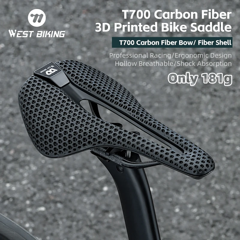 WEST BIKING Ultraléger T700 fibre de carbone titane axe 3 roulements