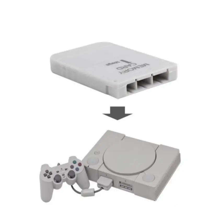 

PS1 Memory Card 1 Mega Memory Card For PS1 PSX Game Useful Practical Affordable
