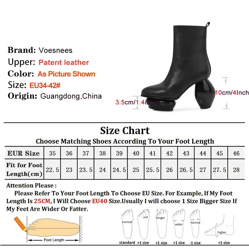 2024 Autumn Women Boots Winter Add Plush Party Shoes Female Strange Style Fashion Platform Black Short Boots Runway Model Shoes