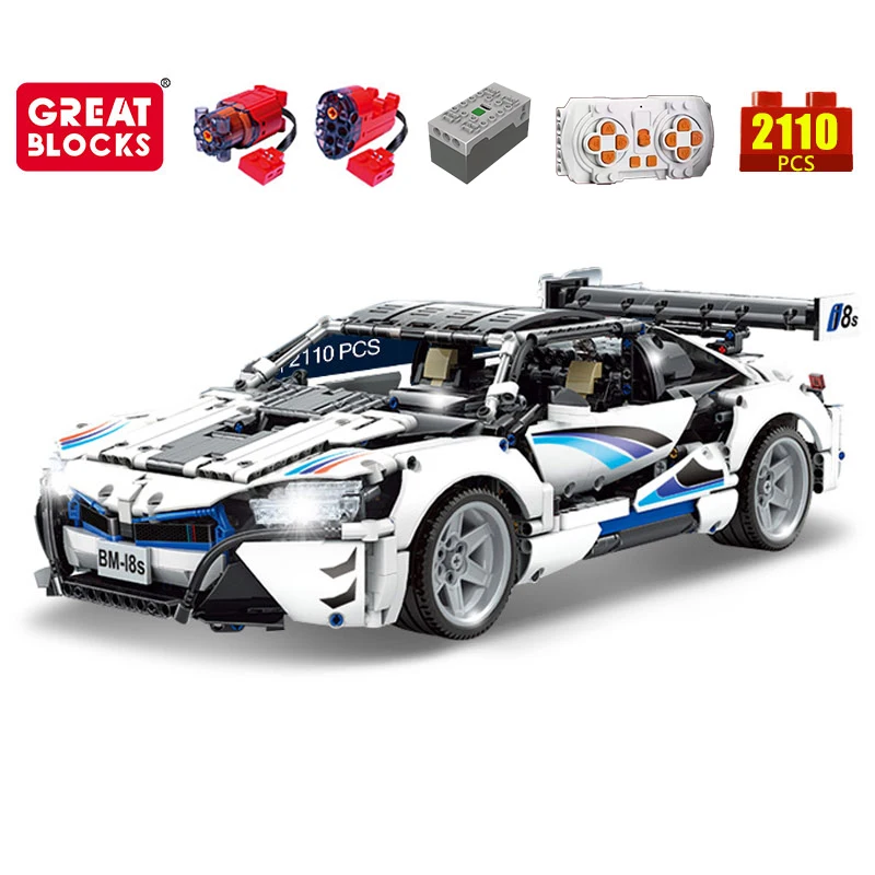 

Technical High-Tech Moc Super Speed Sports RC Suv Motor Car K86112 2110Pcs Brick Model Building Blocks Toys Chrismas Boys Gifts