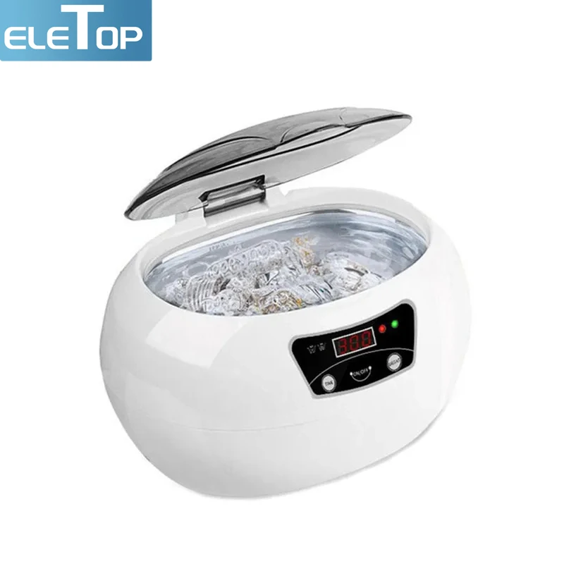 

600ml Bath Timer Ultrasonic Cleaner Polishing Machine Jewelry Parts Eyeglass Manicure Stones Cutters Dental Razor Brush Cleaning
