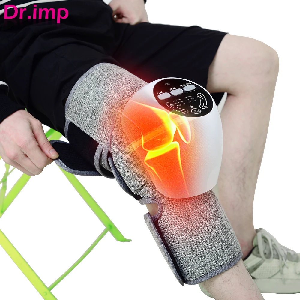 

Electric Air Pressure Heating Therapy Knee Vibration Massager Leg Joint Physiotherapy Wrap Arthritis Rehabilitation Pain Relief