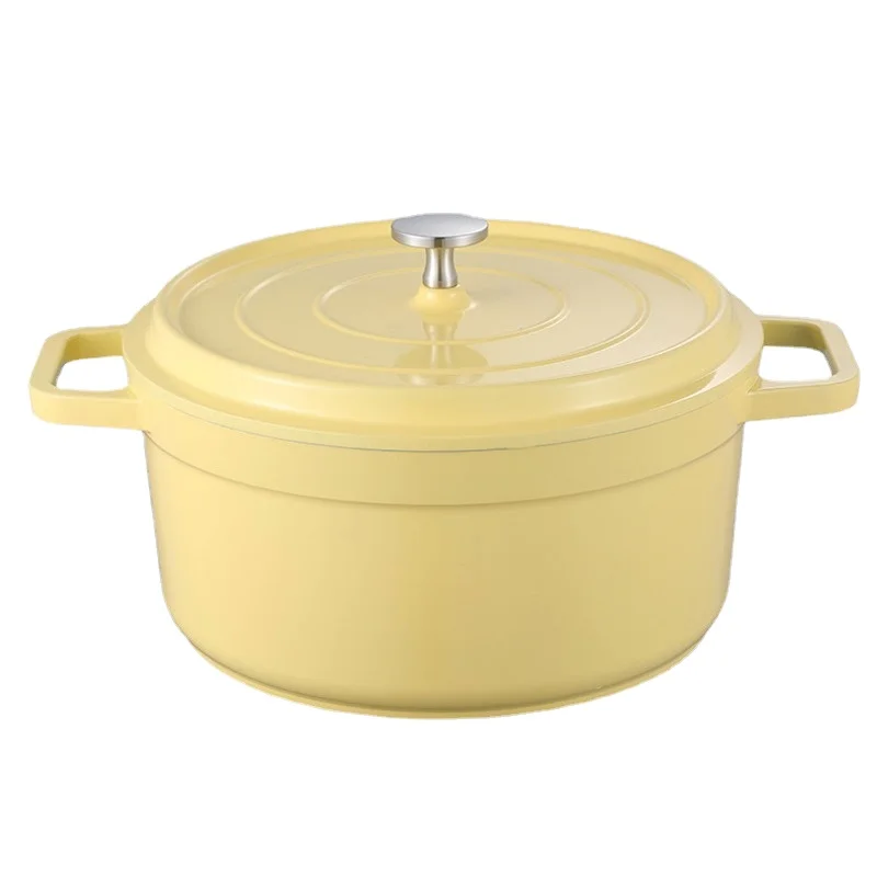 

Enameled Steel Braiser W/Lid Crock Pot Stockpot