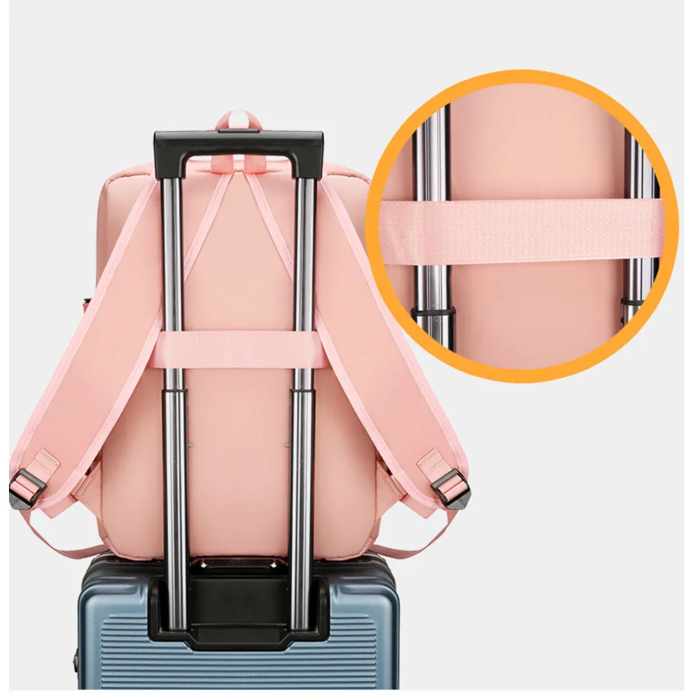 New Business Travel Large Capacity USB Interface Backpack Computer Bag_voghion.com