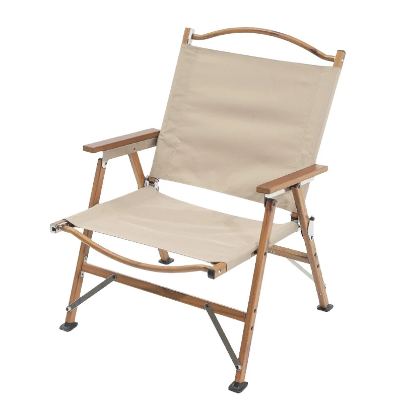 

Outdoor Portable Beach Folding Travel Picnic Camping Wooden Chair Fishing Seat Foldable Chair