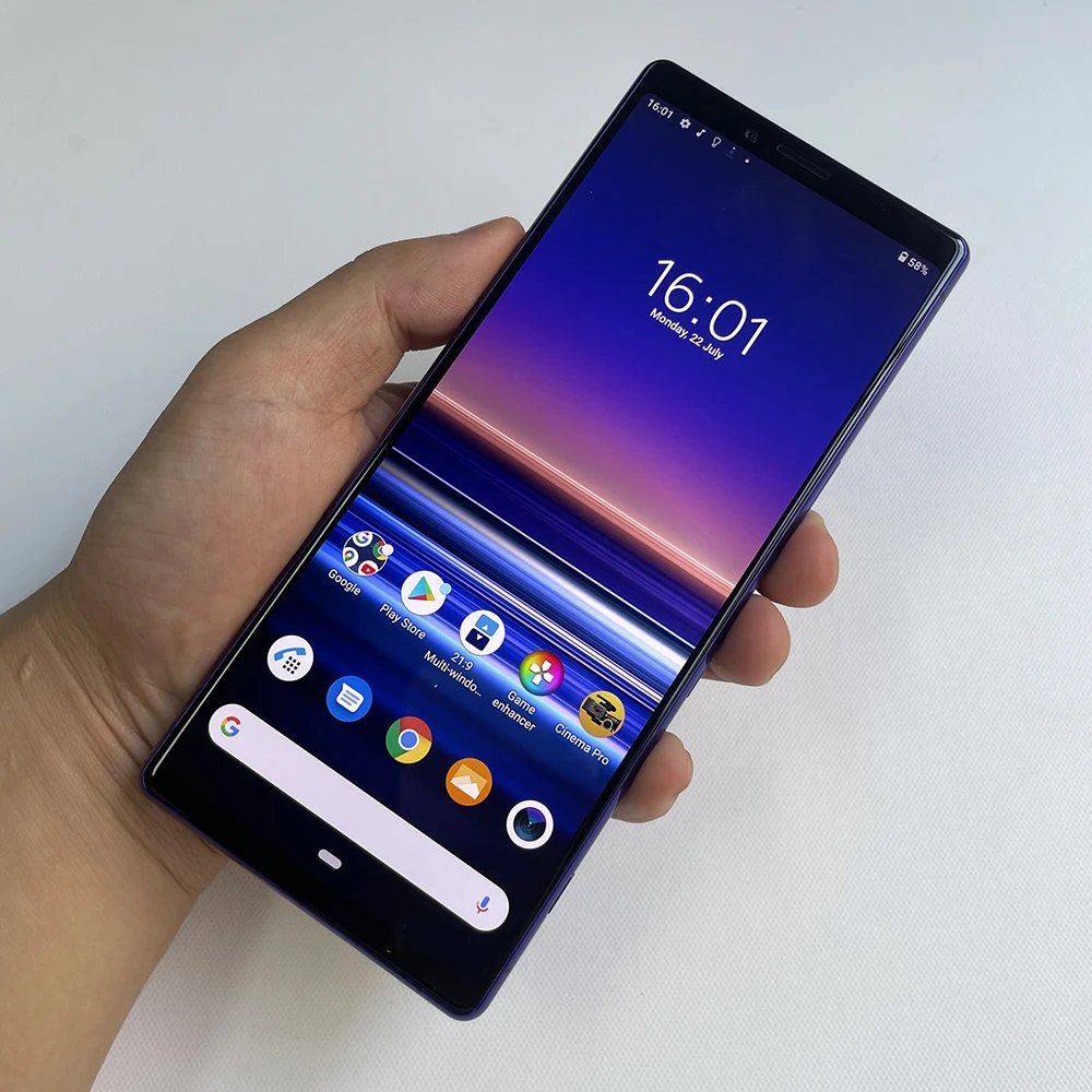 Original Sony Xperia 1 XZ4 802SO 4G LTE Mobile Phone 6GB+64GB NFC Fingerprint 6.5" 12MP+8MP Snapdragon 855 Octa-Core SmartPhone 6