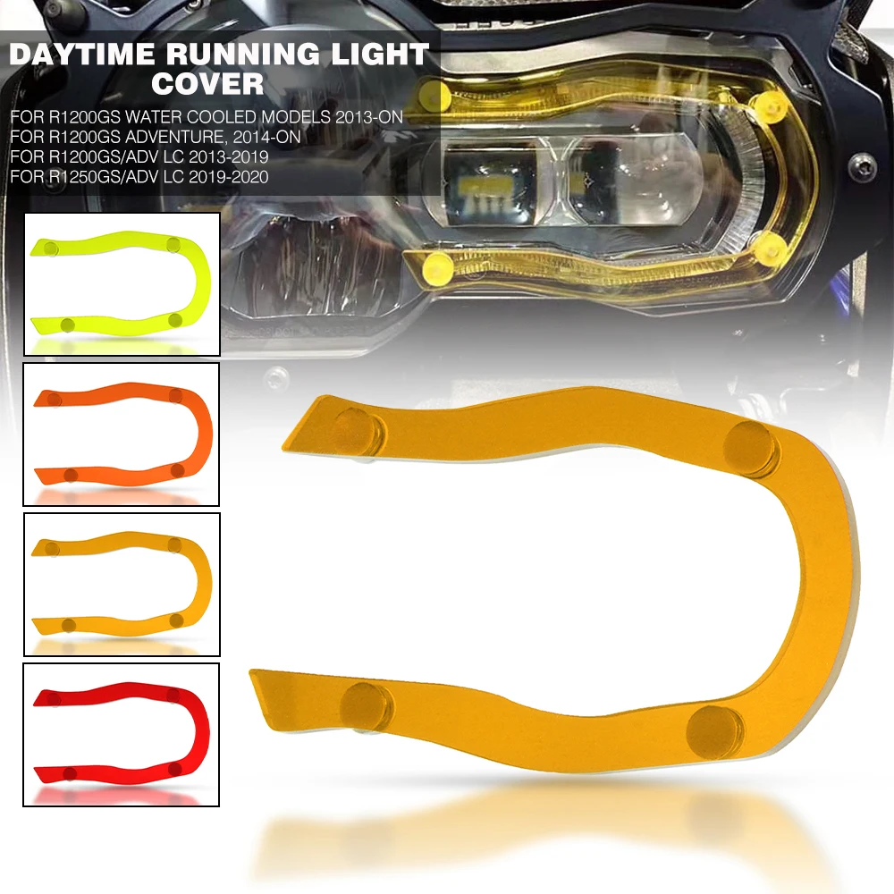 

New Motorcycle LED Daytime running light cover For BMW R1200GS ADV R1250GS LC Adventure 2013 2014 2015 2016 2017 2018 2019