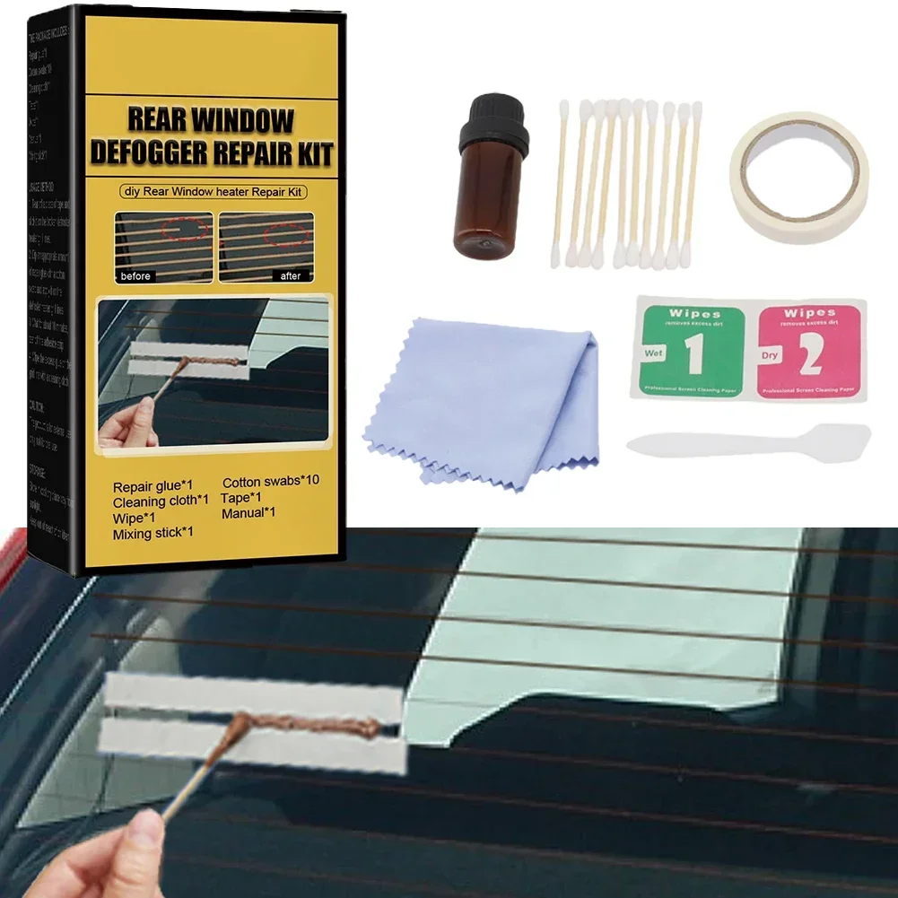 Car Rear Windshield Defogger Car Rear Windshield Defogger Repair Kit DIY Quick Repair Permanent Repairs Quick Installation