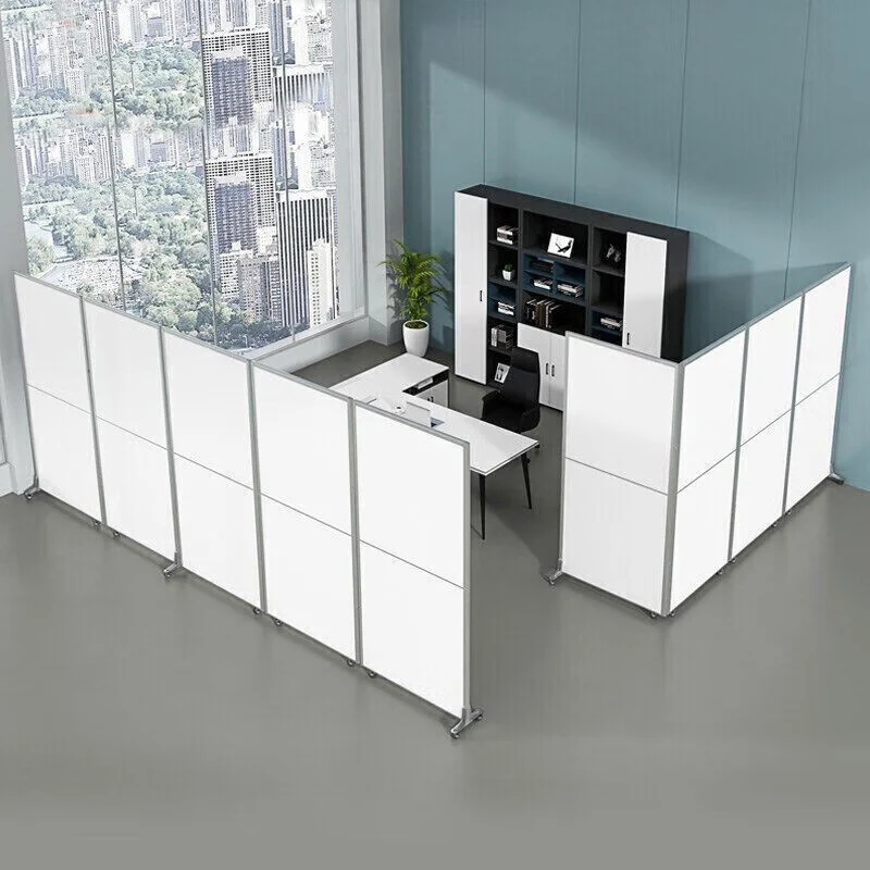 PW8-Factory Modern Foldable Screen Movable Partition Office Table Divider Partition Panel Wall Office Partitions Wall