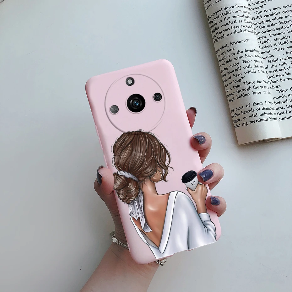 Stylish Pretty Girl Soft TPU Phone Case - Realme 11 Pro+ Collection
