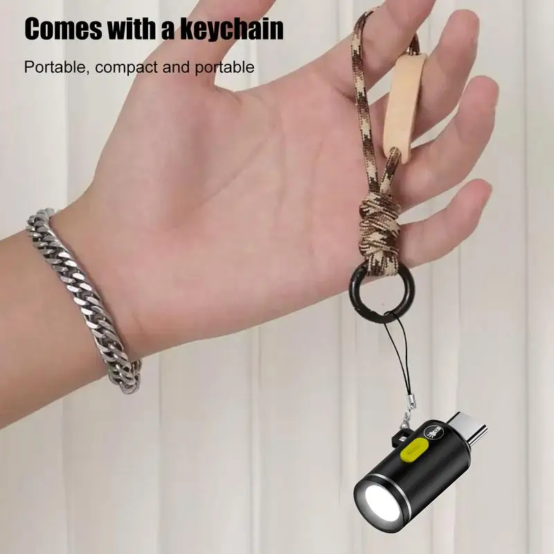 LED Flashlight Type-C Portable Mini Handheld Super Bright Pocket LED Torch for Camping Hiking Waterproof Outdoor Lighting Device mini flashlight led flashlights mini led flashlight led torch light