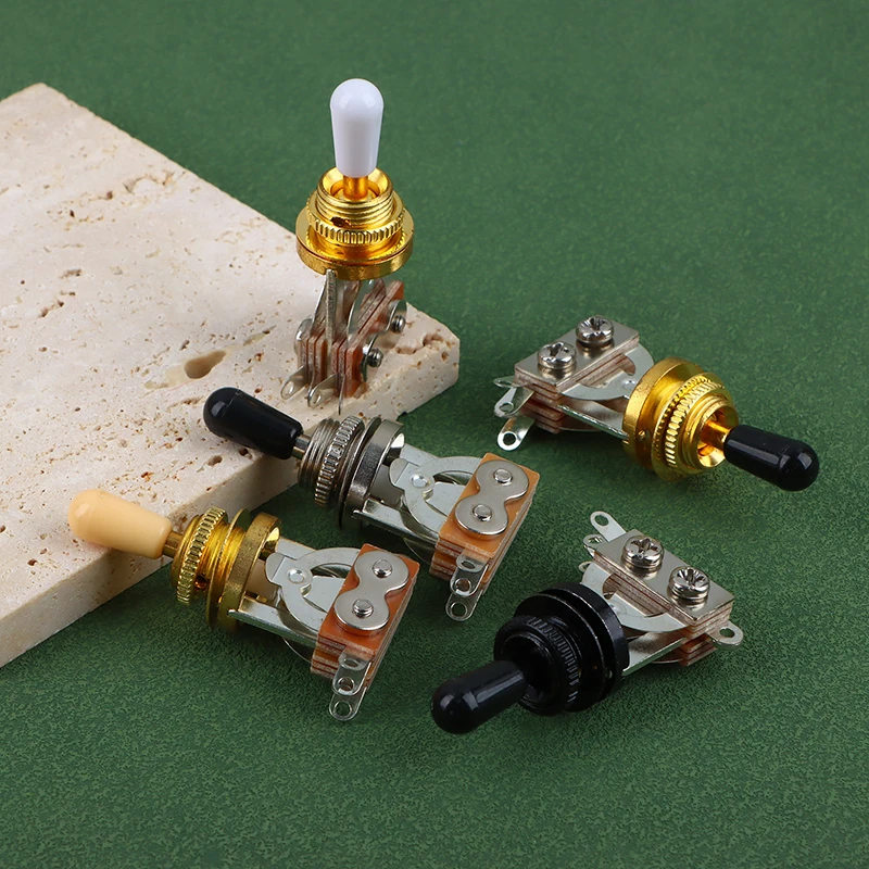 Guitar Tool 1Pc 3 Way Short Straight Guitar Toggle Switch Pickup Selector For Electric Guitars Pickups Switch Control