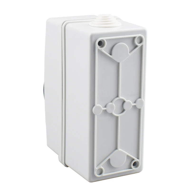 HT-2 IP65 Waterproof Distribution Breaker Box Panel Installation 2 WAY PC ABS Plastic Outdoor Electrical MCB Solar Junction Box