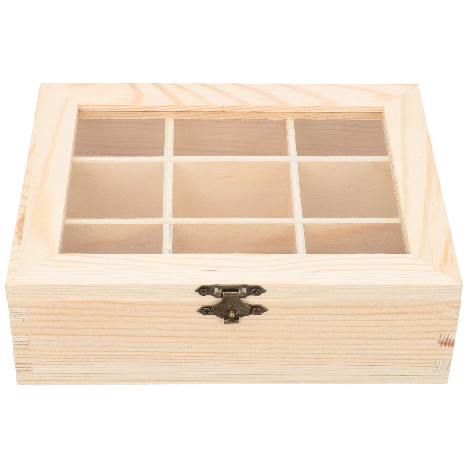 Tea Bag Countertop Holder Restaurant Coffee Organizer Compartment Tea Box tea tin box,tea canister