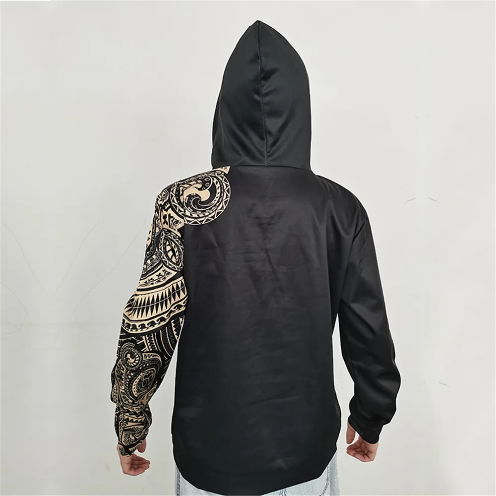 HX Barber Sweatshirts DIY Name Scissors Pattern 3D Printed Hoodies Mens Pockets Zip Up Hoodie Coats Harajuku Men Clothing