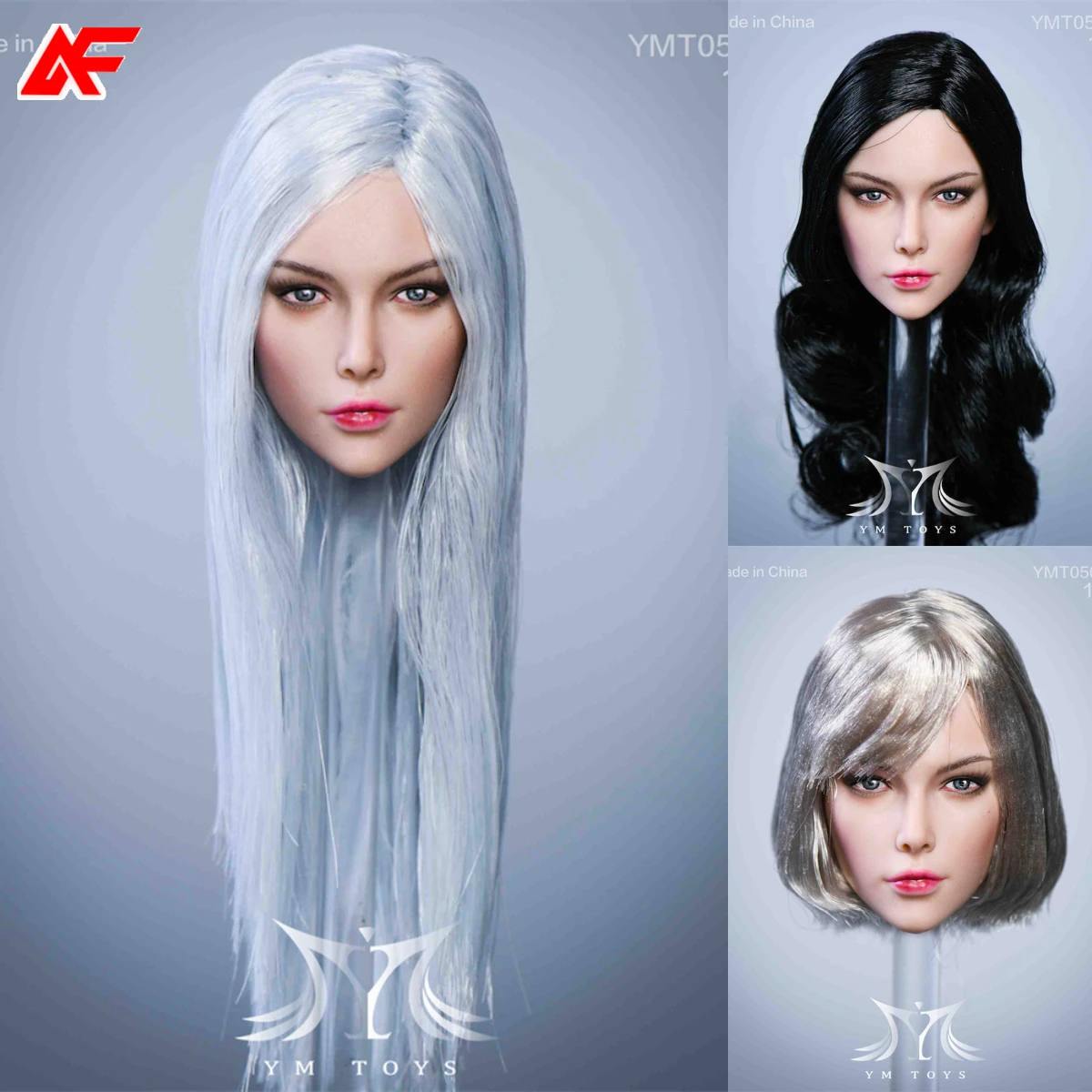 

YMT050 1/6 Scale Girl Head Model For 12 inches Female Action Figure Body
