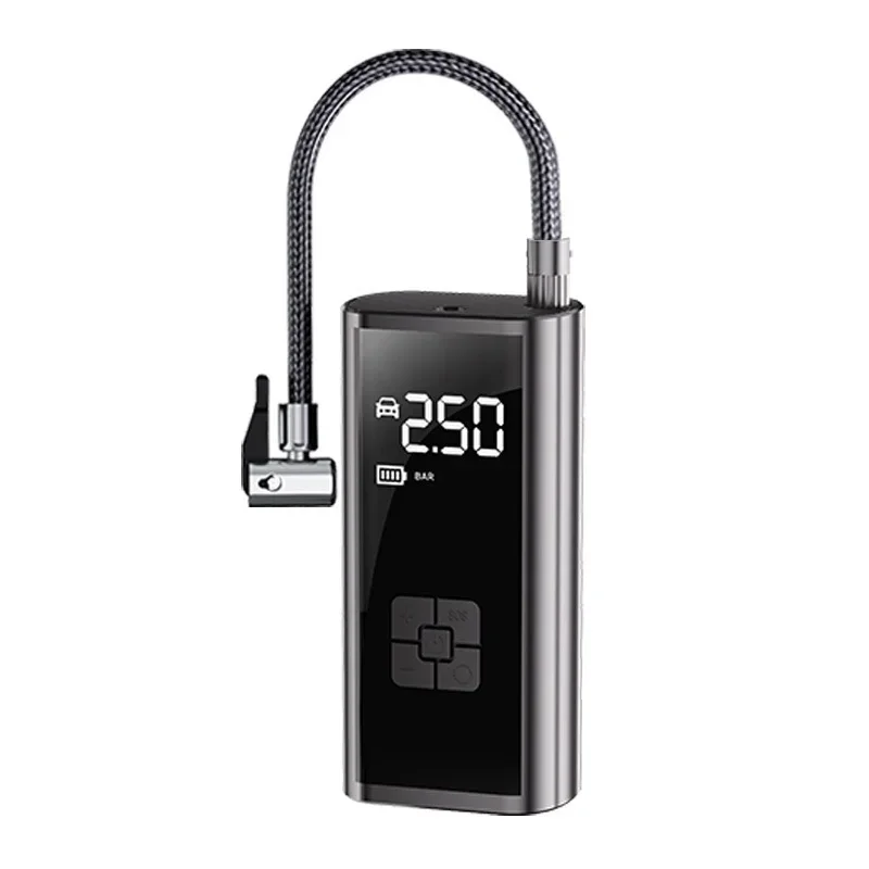 Araba Lastikleri için Taşınabilir Hava Kompresörü Hızlı Hava Pompası Lastik Şişirme Cihazı Motosiklet Bisiklet Topu için Doğru Basınçlı Hava Pompası