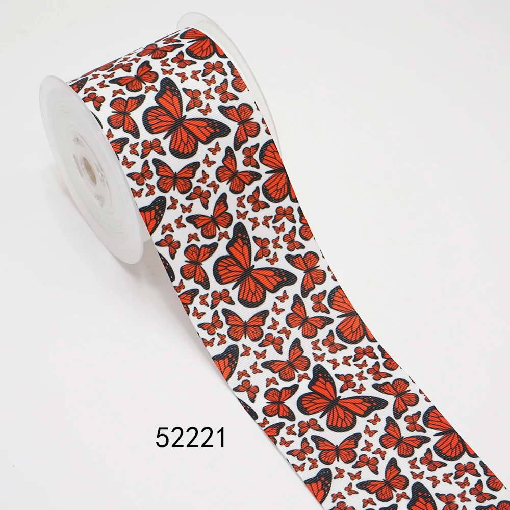 Grosgrain Ribbon DIY Cartoon Insects Printed Grosgrain Ribbon For Craft Supplies Sewing Accessories 5 Yards Planar Resins Mold 10 Pieces