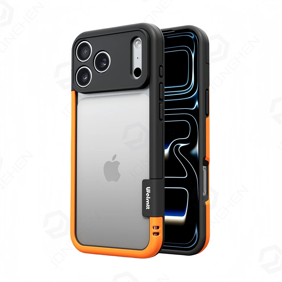 Silicone Frame Slim Bare-Bones Feel Shockproof Case with Full Camera Protection
