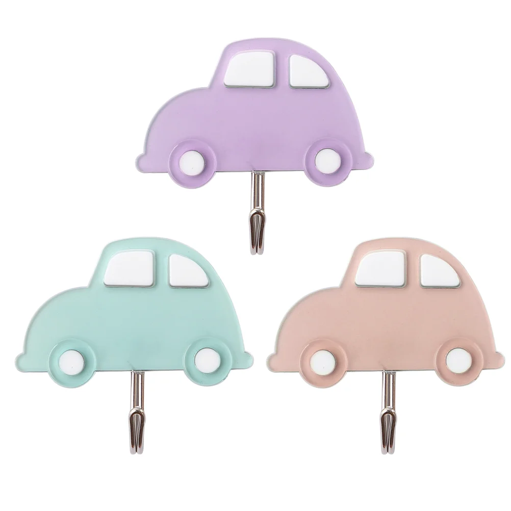 

3PCS Coat Hooks Decorative Adhesive Hook Hanging Hooks Wall Coat Rack Hat Hooks Robe Hook Entryway Wall Hangers for Bedroom