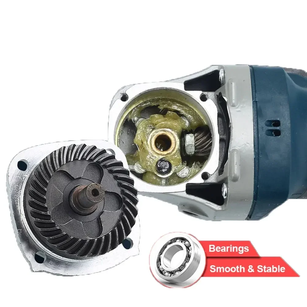 220v 6 Variable Speed Angle Grinder 100/125mm(4/5 inch) Wheels 11000RPM 1000w Cutting Grinding Polishing Power Tool 3