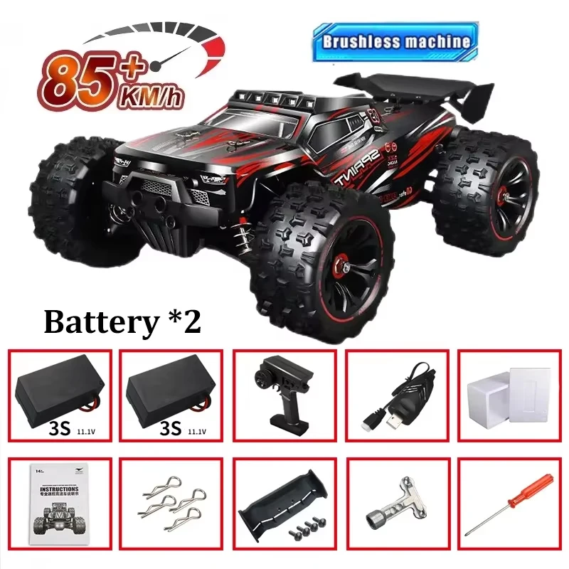 85KM/H 4WD 1:16 Super Brushless 50KM/H Brushed RC Car 4x4