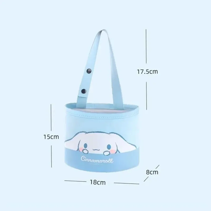 Sanrio Cinnamoroll Trash Can My Melody Anime Cartoon Car Trash Can
