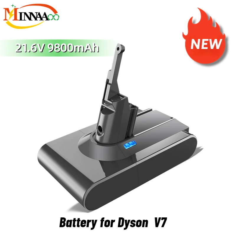 

For Dyson V7 Battery 21.6V 6800mAh/12800mAh lithium FLUFFY V7 Animal V7 Pro 225403 229687 Tools Rechargeable Battery