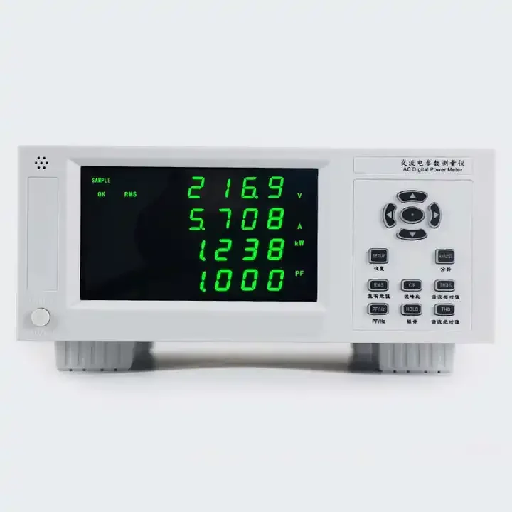 

High Precision AC/DC Parameter Measuring Instrument 600V/20A/1200W Voltage Current Power Factor Display