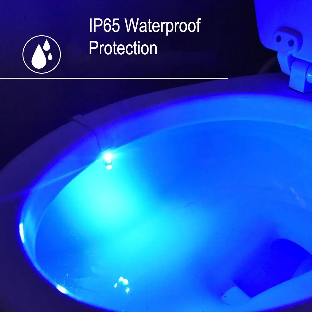 Body Sensing Automatic Led Motion Sensor Night Lamp Toilet Bowl Bathroom Light Waterproof Backlight for Wc Toilet Light toilet bowl light