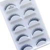 5 Pairs Transparent 3D Mink Eyelashes Natural Clear False Eye Lashes Soft Invisible Eyelash Wispy Makeup Faux Cils H13 X08 6