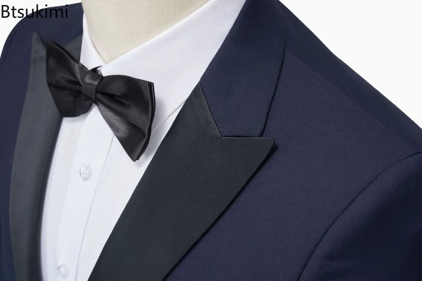 Men's British Style Slim Suits 2PCS Sets Blazers Jacket and Pants Male Business Gentleman Dress Suits Wedding Host Costumes