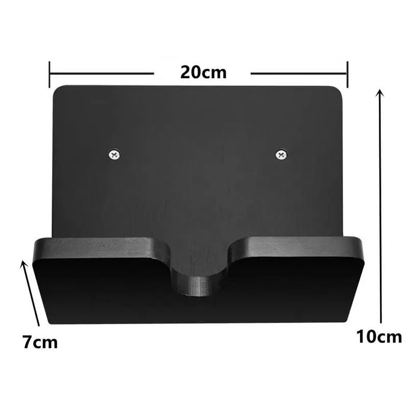 Lot De 2 Supports Muraux Pour Skateboard/Longboard - 3DBeli - Noir - Présentoir