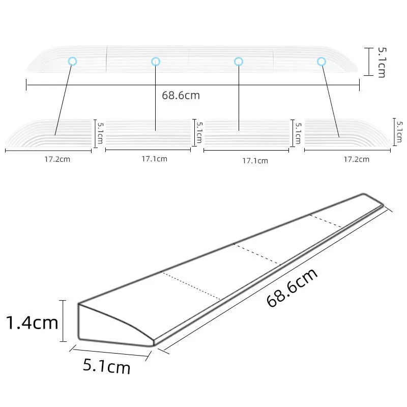 Sill Bar Step Ramp Climbing Mat Replacement Accessories For ILIFE Xiaomi Roborock iRobot Roomba Robot Vacuum Sweeper robot vacuum cleaner accessories