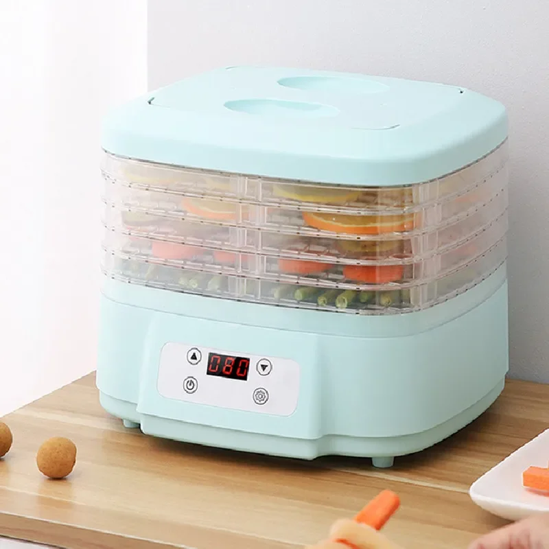 6L Multi-Layer Automatic Food Dryer for Fruits Vegetables Pet Snacks & Dried Meat - Compact Household Kitchen  Appliance Desktop 6