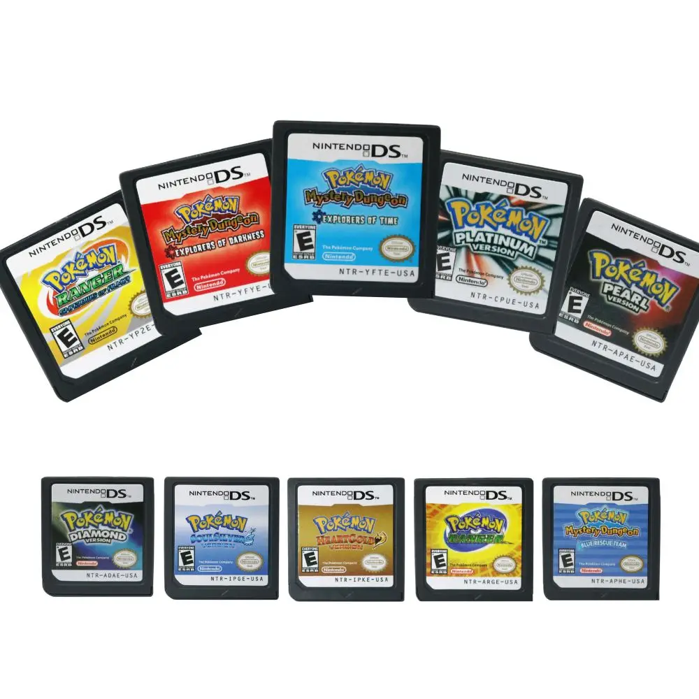 New Ds Game Cartridge Video Game Console Card Pokemon Fusion 2 Heartgold  Soulsilver with Box for Nds/3Ds/2Ds - AliExpress