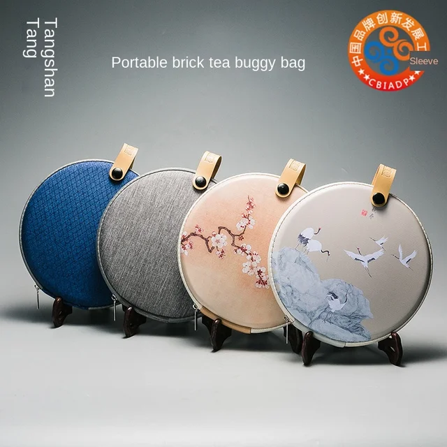 Pu'Er Tea Caddy Buggy Táska Dobozok Hordozható Utazási Tégla Tároló Kreatív Teacsomagoló Doboz