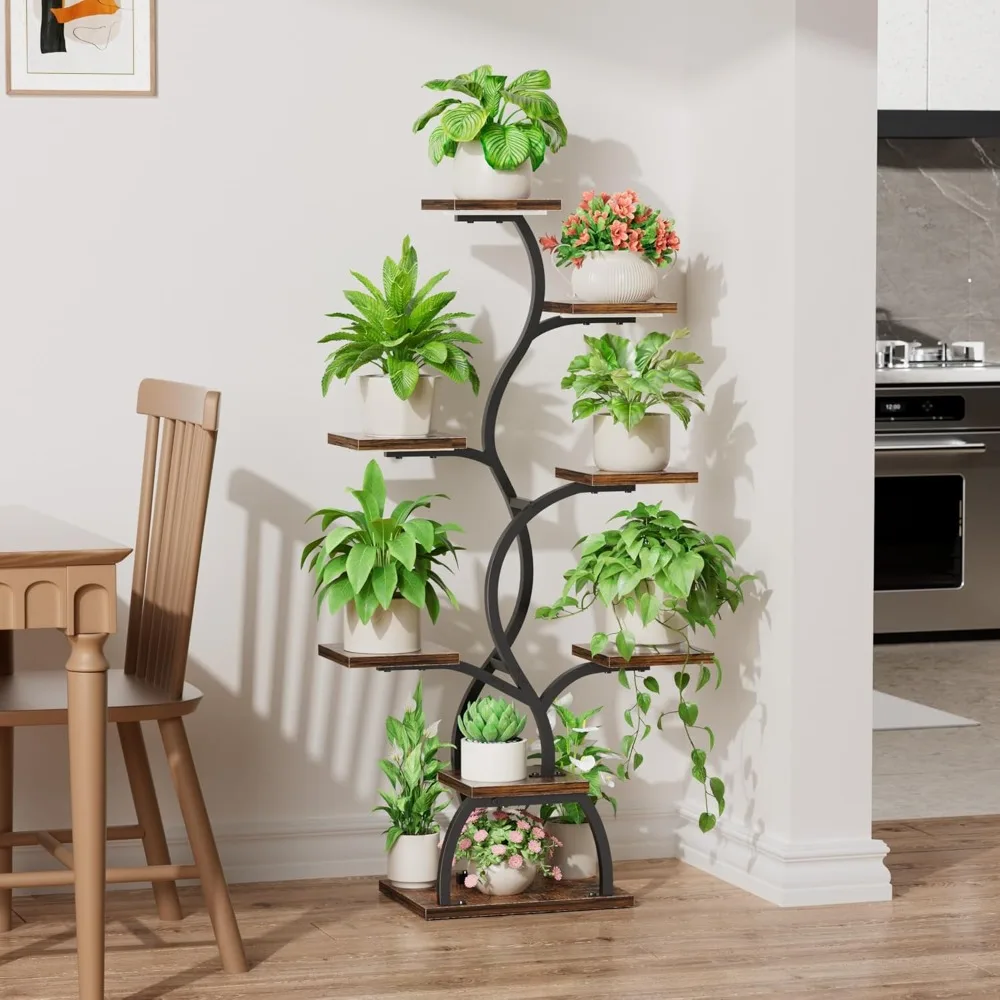 Tree Plant Stand Home Decor