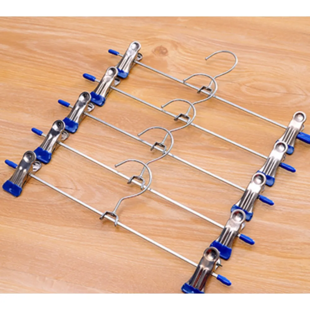 Pants Hanger,  Clip Hangers with Anti Slip Clips, Metal Clip Hangers,space Saving, 360 ° Rotating Hook Hangers, Pants Hanger 6