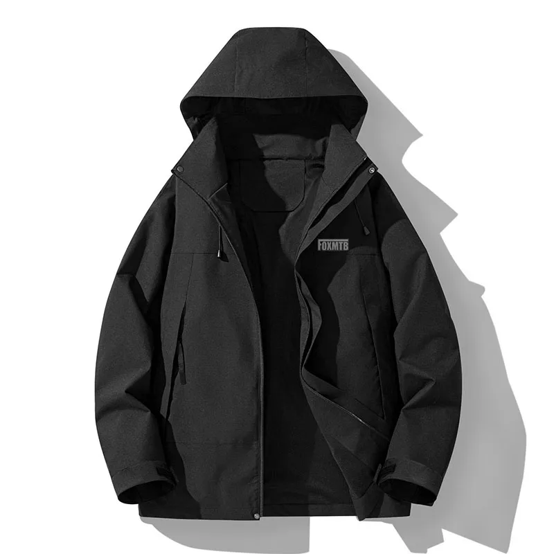 Bike Jacket Men's Motocross Waterproof FOXMTB Cycling Road Bicycle Windbreaker Windproof Downhill MTB Raincoat Jaqueta Masculina