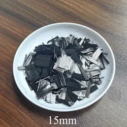 High Strength Carbon Fiber Chopped Bundle - Marble Texture DIY Interior Parts, 100g (Flake 15MM)