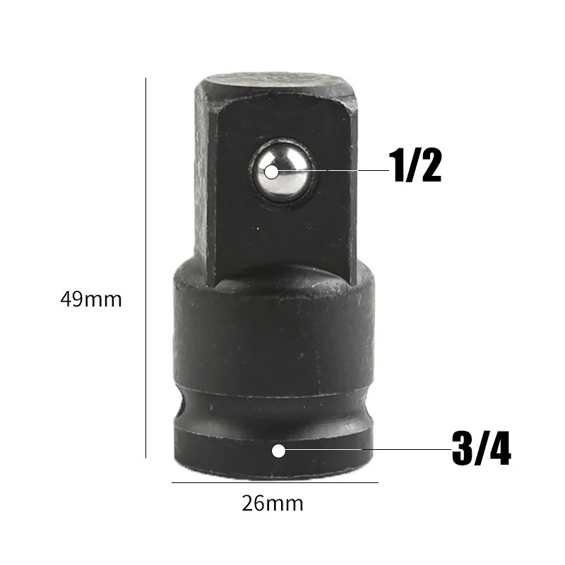 Sockets impact wrench socket wrench socket Sleeve Ratchet Wrench Socket Adapter 1/4 3/8 1/2  ﻿ 4