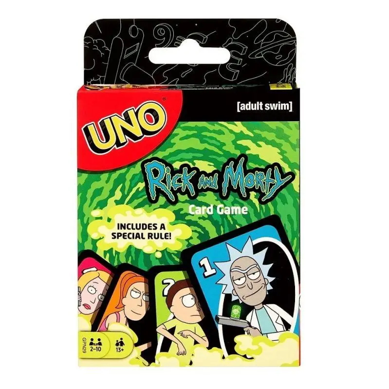 

UNO Solitaire Animation Rick Morty Rick Morty Joint Uno Cards Multiplayer Party Board Game Puzzle Parent-Child Game Poker
