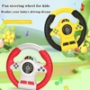 Montessori Eletric Simulation Steering Wheel Toy With Light Sound Baby Kids Musical Educational Copilot Stroller Steering Toy 1
