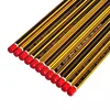 6P yellow black sticky red pencil HB writing drawing pencil 3