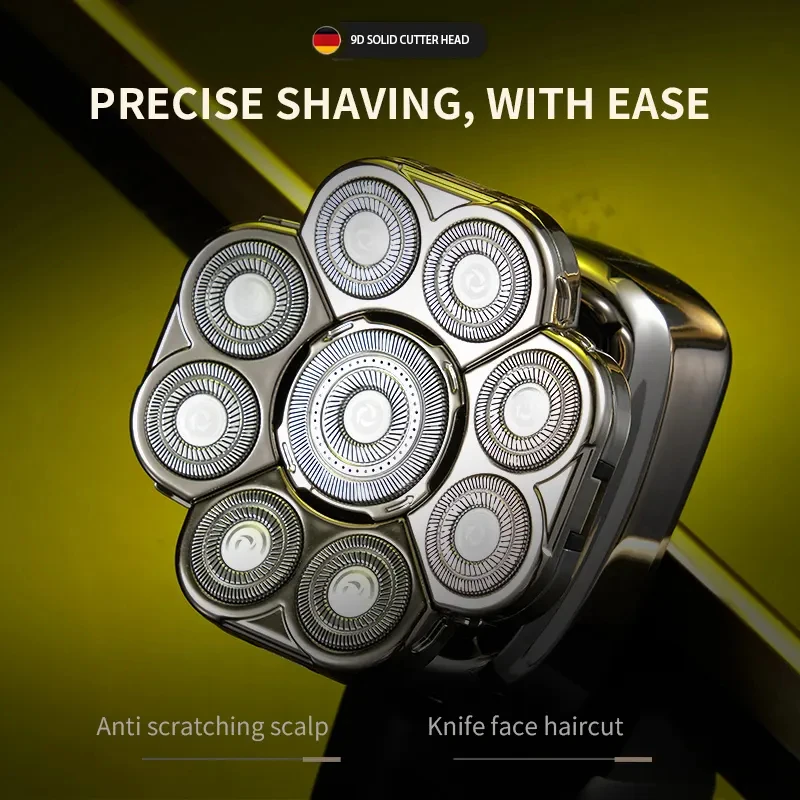 Xiaomi Komingdon 5 in 1 9D Floating Blades Razor Mens Grooming Kit Multifunction Beard Trimmer Rechargeable Electric Shaver 4