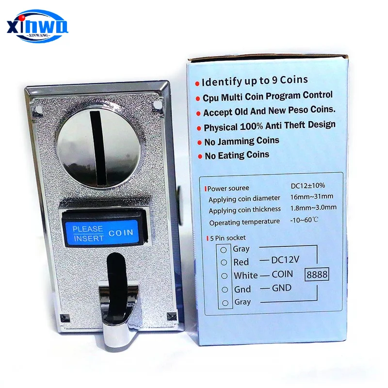 Multi-Coin-Acceptor-Electronic-Single-Comparable-Cpu-Tokens-Selector ...